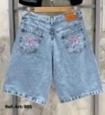 Curva Ref. Art. 905 (Bermuda celeste c/ Bordado) - Imagen 2