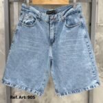 Ref. Art. 905 (Bermuda celeste c/ Bordado)