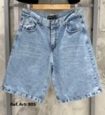 Curva Ref. Art. 905 (Bermuda celeste c/ Bordado)